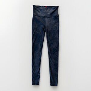 SPANX Black Faux Leather Nylon Elastane Leggings Women’s Size Medium